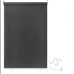 Kültéri / beltéri hővisszaverő sötétítő roló antracit színben 140 X 140 cm-es méretben