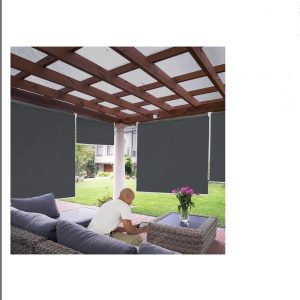 Kültéri / beltéri hővisszaverő sötétítő roló antracit színben 100 X 140 cm-es méretben