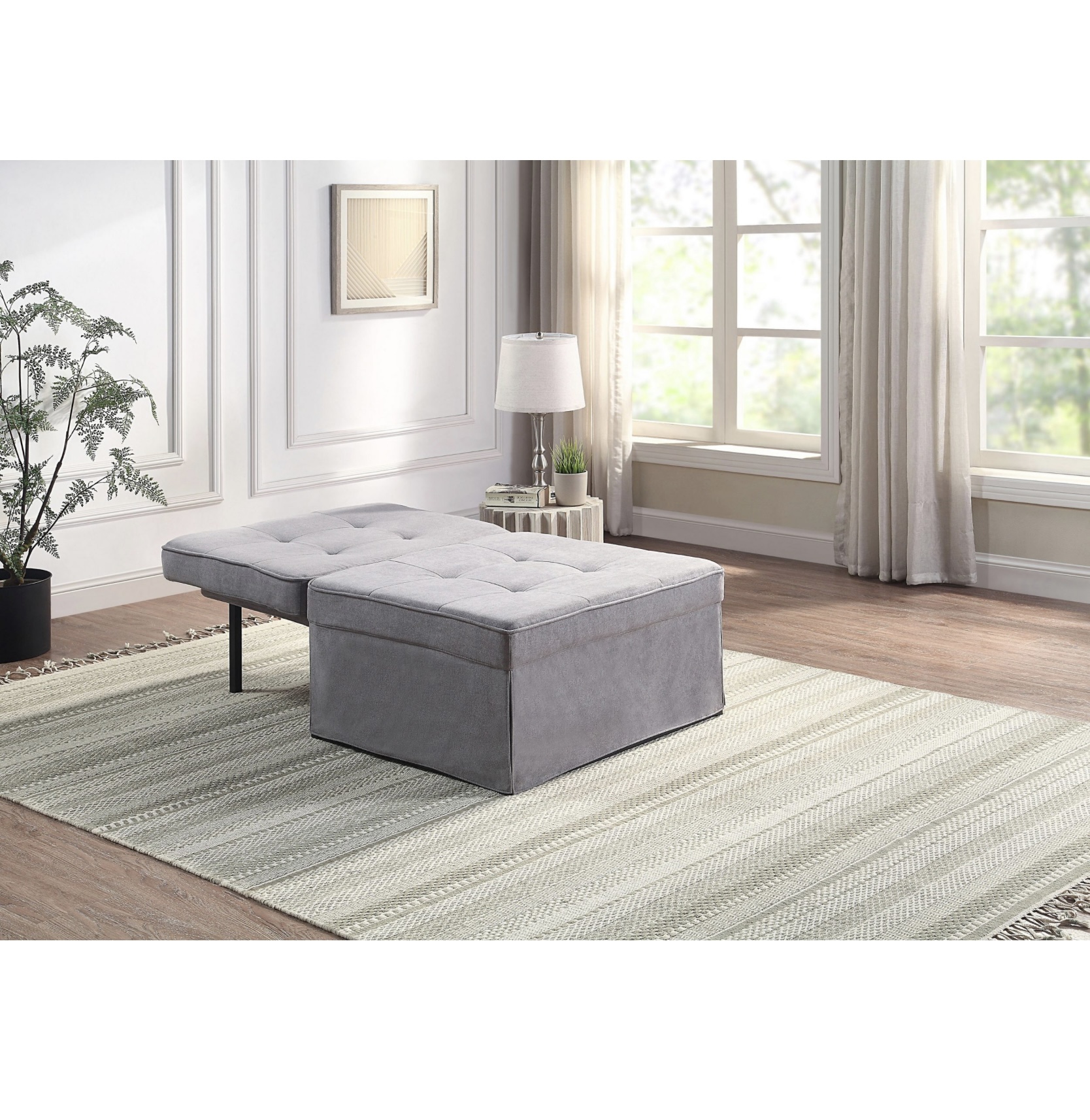 ATLANTIC Home „Finn” Ággyá alakítható Lounge puff (80 X 190 cm) - Image 3