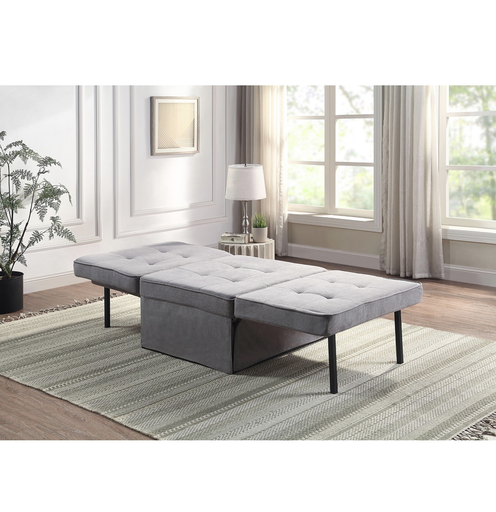 ATLANTIC Home „Finn” Ággyá alakítható Lounge puff (80 X 190 cm) - Image 5