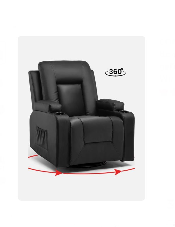 COMHOMA relax tv fotel vibrációs masszázs, fűtő, hintáztató, és forgatható funkcióval - Image 2