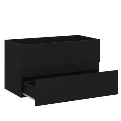 vidaXL fekete mosdószekrény 80 x 38,5 x 45 cm - Image 2