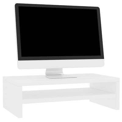 vidaXL fehér monitorállvány 42 x 24 x 13 cm - Image 2
