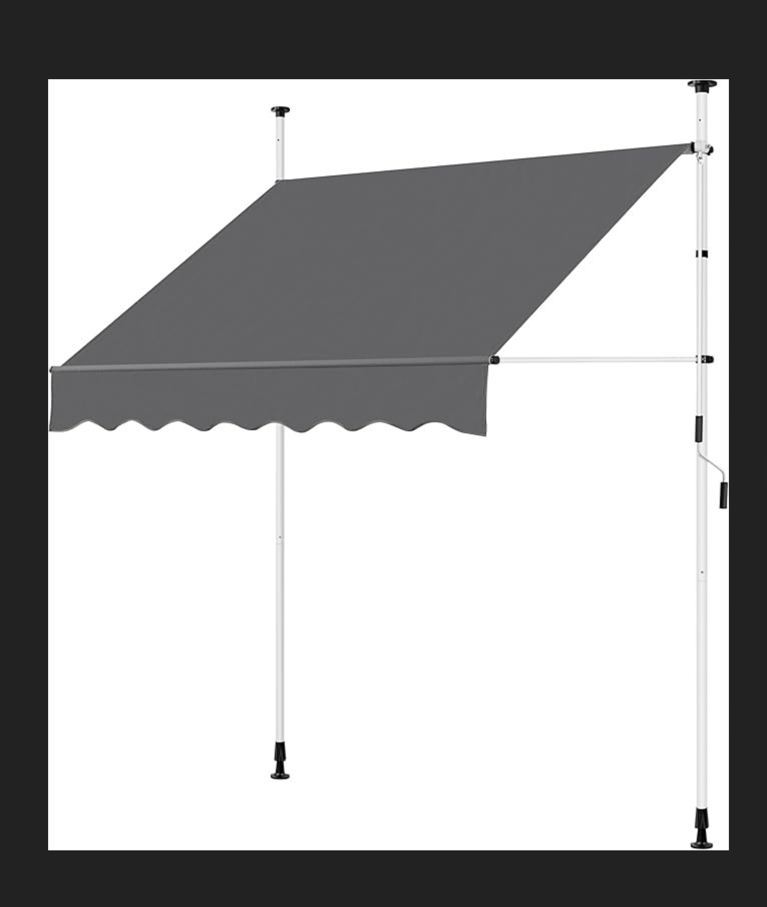 Yaheetech 200 cm-es kihúzható napellenző – magasság- és dőlésszög-állítással (Y 23) - Image 2