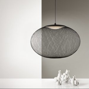 Bertjan Pot – NR2 függőlámpa, mennyezeti lámpa – modern design, üvegszálas fonat, elegáns ovális forma (220V)(dizájner termék, replika)
