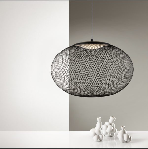 Bertjan Pot – NR2 függőlámpa, mennyezeti lámpa – modern design, üvegszálas fonat, elegáns ovális forma (220V)(dizájner termék, replika)