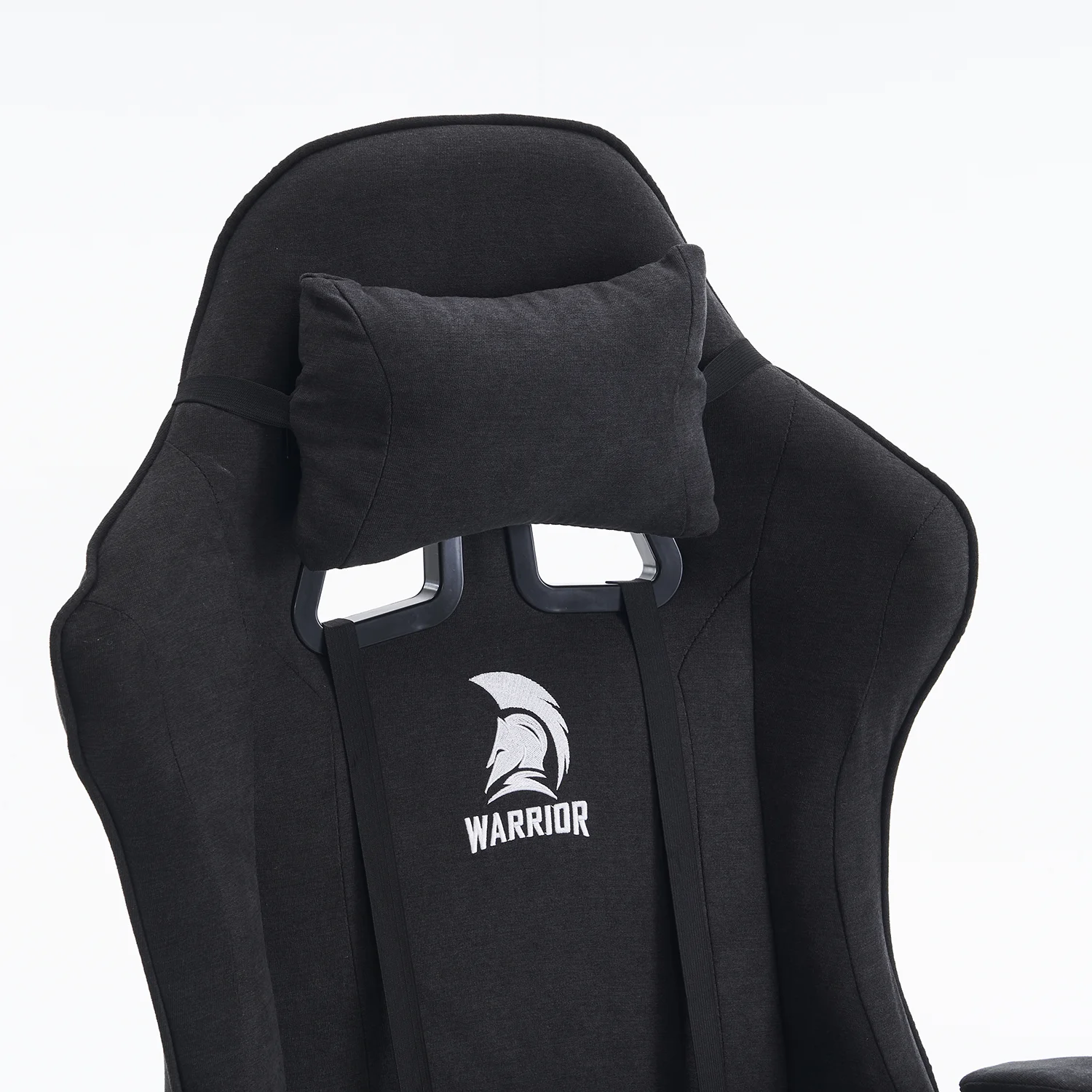 Warrior gamer szék, forgószék fekete szövet (BASIC-1-921-BLACK) - Image 2