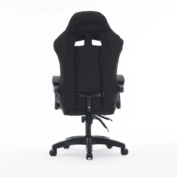 Warrior gamer szék, forgószék fekete szövet (BASIC-1-921-BLACK) - Image 6