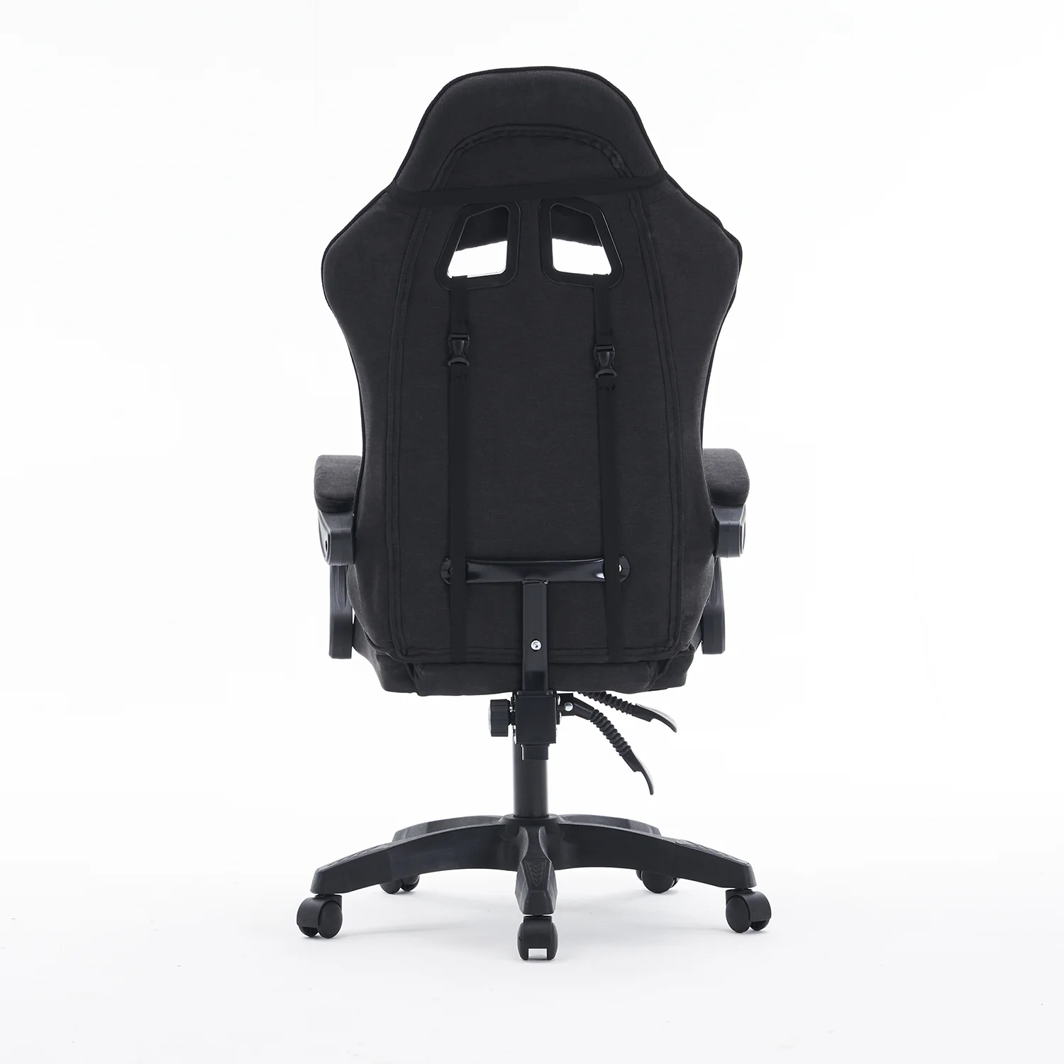 Warrior gamer szék, forgószék fekete szövet (BASIC-1-921-BLACK) - Image 6