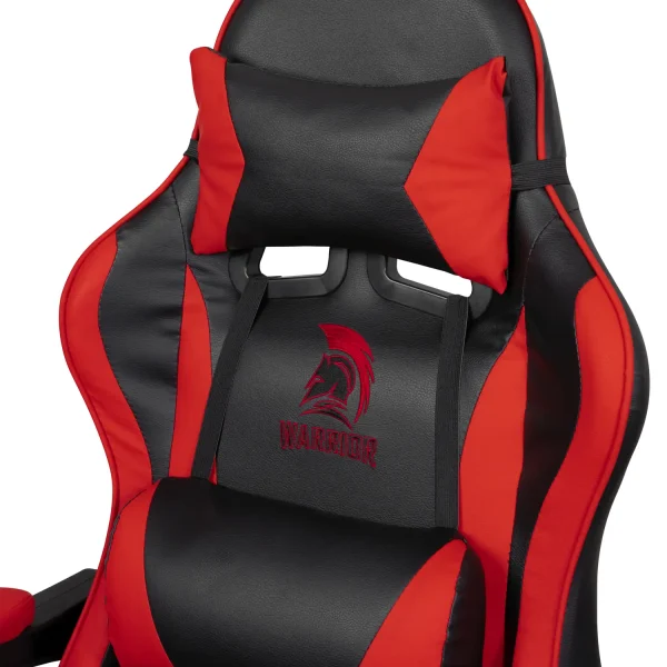 Warrior gamer szék, forgószék piros (GAMER-BASIC-1-RED) - Image 5