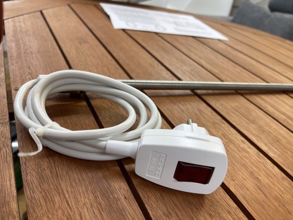 300 w-os fűtőpatron törölközőszárítós radiátorhoz - Image 3