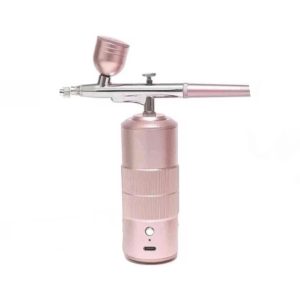 Tecway WJ-109 hordozható akkumulátoros airbrush gép, rózsaszín