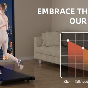 DeerRun BA06-A2  okos sétapad / futópad  – fekete / szürke-fekete / rózsaszín-szürke – NFC + PitPat + távirányító (max. 113 kg terhelhetőség) (edzőgép)