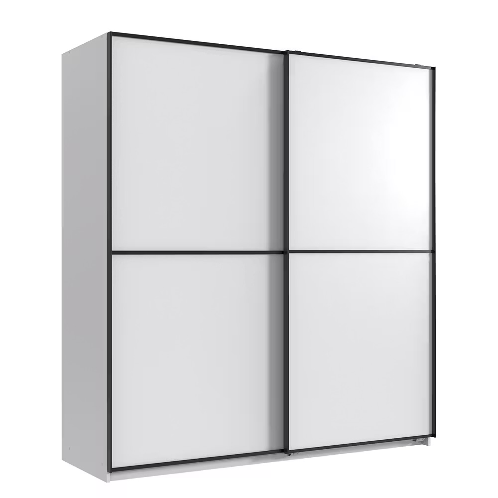 ULM tolóajtós gardróbszekrény 180 cm – fehér (X17771) - Image 2