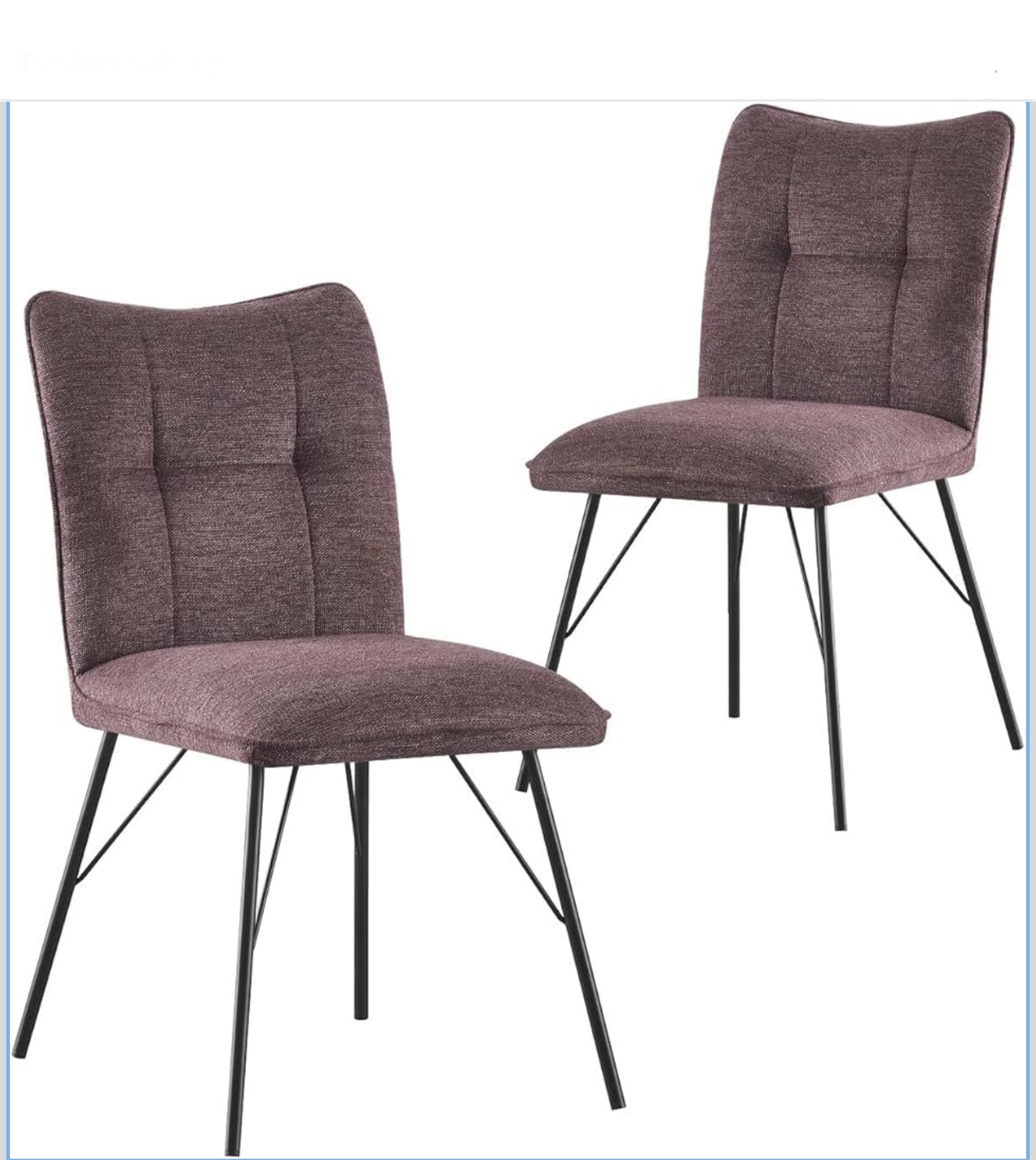 NELE-11131 étkezőszék, bordó, 6 db-os szettben - Image 3