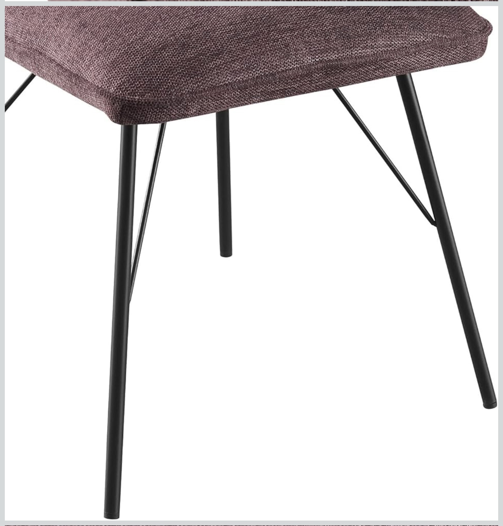 NELE-11131 étkezőszék, bordó, 6 db-os szettben - Image 7