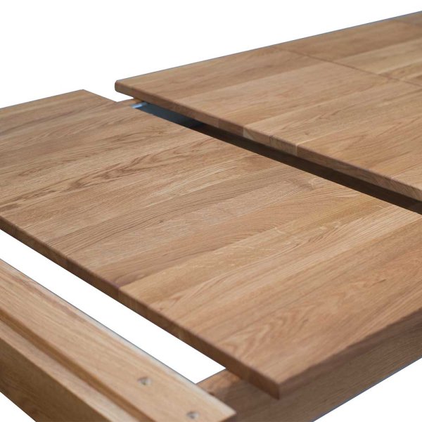 Tressa XL kihúzható étkezőasztal – tömör tölgyfából, 160–280 cm-es méretben (PHARAO) - Image 7