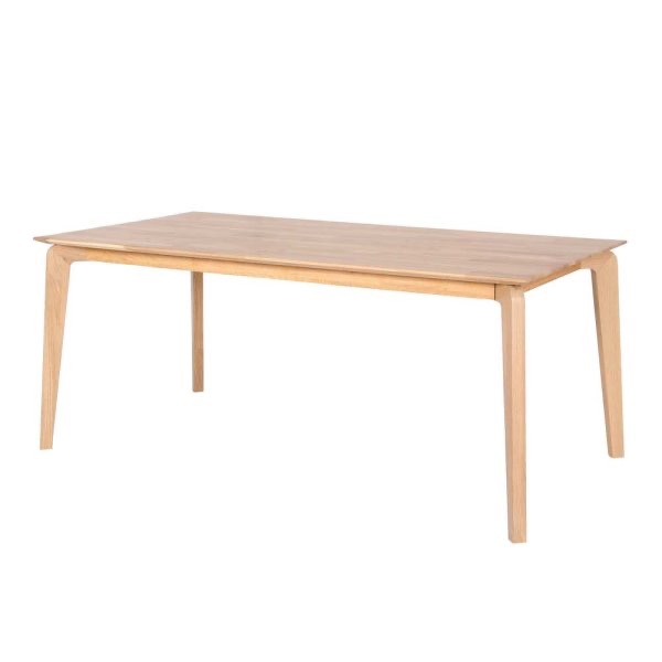 Salida tömör tölgy étkezőasztal – olajozott tölgy kivitelben, 160 × 90 × 75 cm (PHARAO)