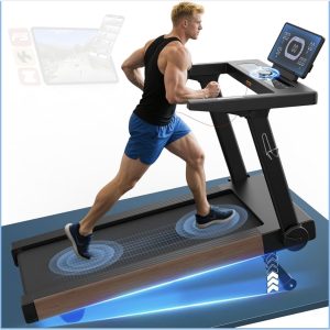 Cowmew KD11481LC elektromos futópad 20 km/h sebességgel, 20% dőlésszöggel és 180 kg teherbírással