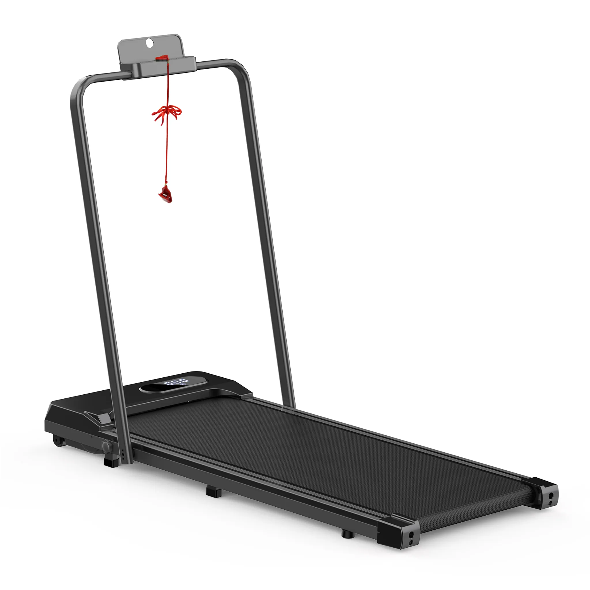 Bigzzia X21E00M265 összecsukható elektromos sétapad fekete színben, kapaszkodóval, 1–8 km/h sebességgel, 120 kg teherbírással - Image 7